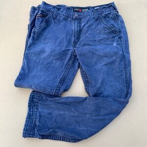 Ariat FR M4 Boot Cut Pants Men 32x32 Blue Distressed Flame Resistant 10019623